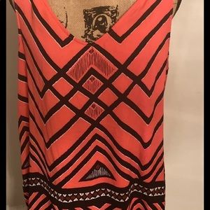 Women’s sleeveless orange and black , size XL by Apt